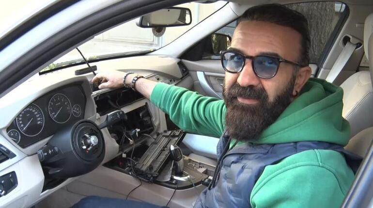İstanbul’da lüks otomobillerden konsol ve gösterge hırsızlığı kamerada
