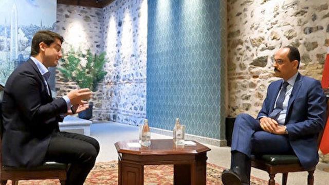 İsveçli gazetecinin sorduğu soruya sinirlenen Cumhurbaşkanlığı Sözcüsü İbrahim Kalın, röportajı yarıda kesti