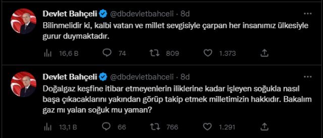 Devlet Bahçeli'den Ahmet Davutoğlu'nun sözlerine sert yanıt: Serok Ahmet akıldan nasipsizdir, aklen de zifiri karanlıktır