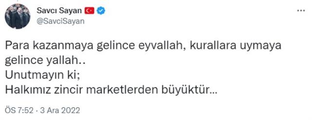 Ağrı'da 10 zincir marketi mühürleyen Savcı Sayan'dan yeni paylaşım: Demek ki isteyince oluyormuş