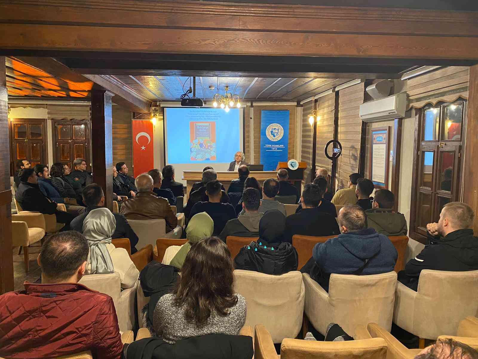 Eskişehir Türk Ocağı’nda Osmanlı’dan Cumhuriyet’e ‘Devlet ve Toplum’ konferansı