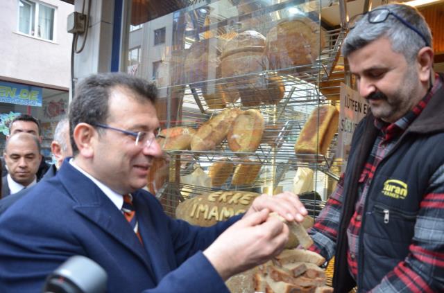 İmamoğlu'nun esnaf ziyaretinde ilginç diyalog: Ekmek gibi yesinler Ekrem'i