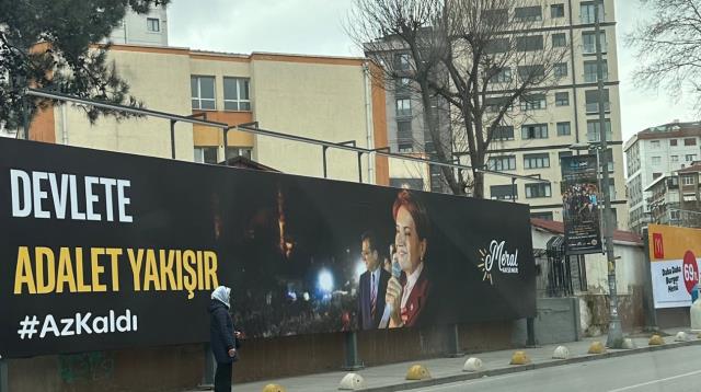 Akşener'in seçim kampanyasında dikkat çeken İmamoğlu detayı! Bilboardlar İstanbul'un her yerine asıldı