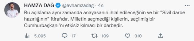 AK Parti'den Davutoğlu'nun 6'lı Masa'nın yönetim modeliyle ilgili sözlerine tepki: Sivil darbe hazırlığının itirafı