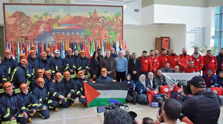 Filistin arama-kurtarma ekibi Türkiye’de