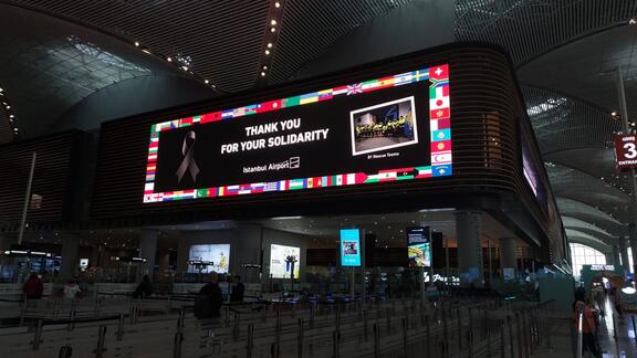 İstanbul Havalimanı'ndan yardım ekiplerine 'Teşekkürler'