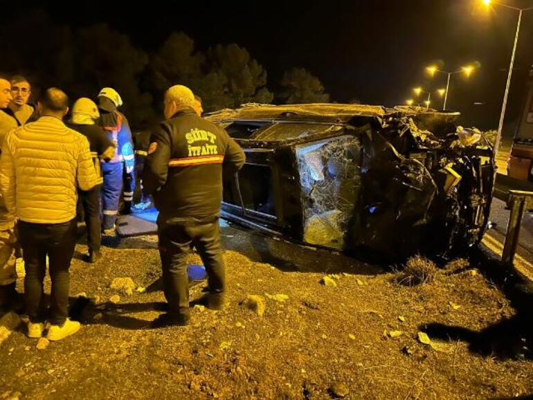 Siirt'te otomobil şarampole devrildi: 5 Yaralı