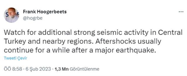 Kahramanmaraş depremini 3 gün önceden bilen 'deprem kahini'nden yeni uyarı