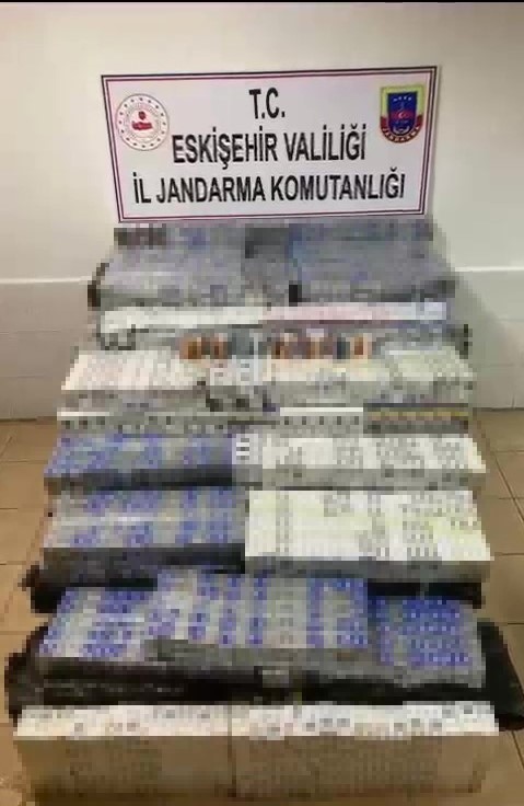 Eskişehir’de 11 bin 398 paket kaçak sigara ele geçirildi