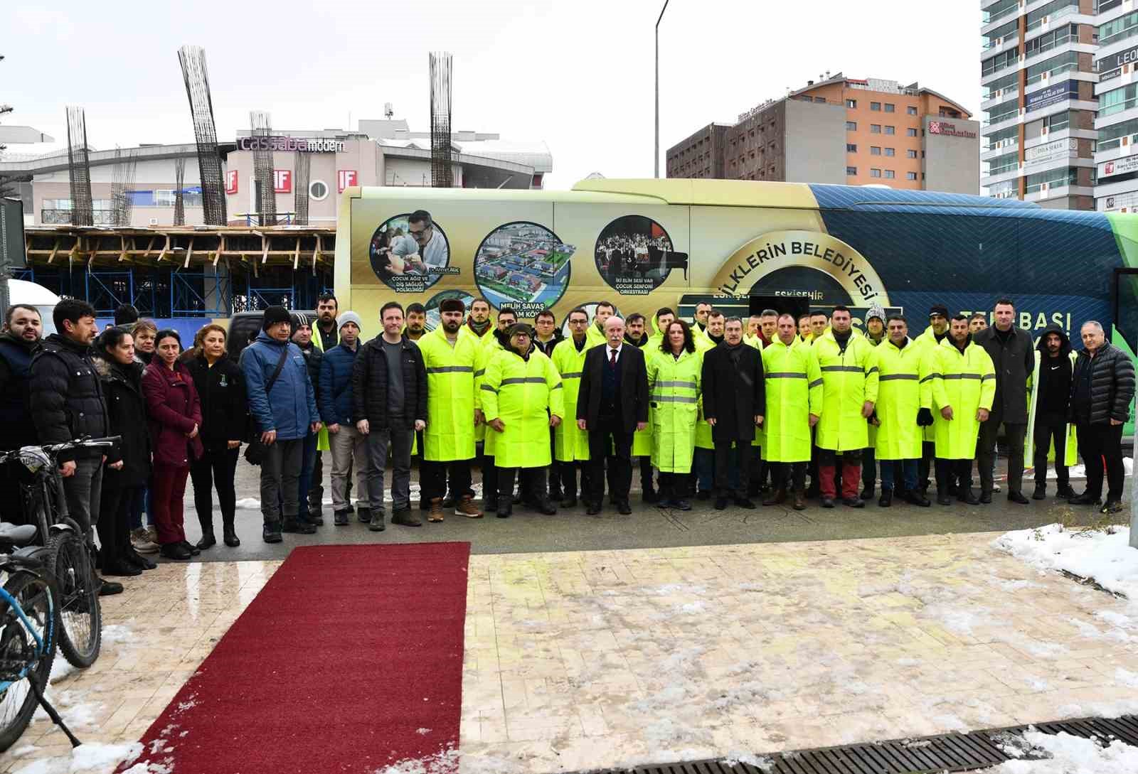 Tepebaşı’ndan depremzedelere yardım eli