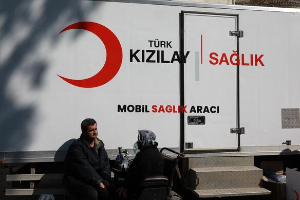Kızılay, mobil sağlık araçlarının güncel konumlarını paylaştı