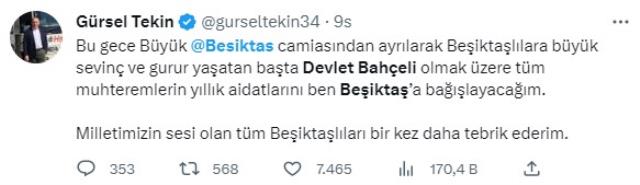 Siyasilerden, Bahçeli'nin Beşiktaş üyeliğinden istifa etmesine tepki! Her biri MHP liderini kızdıracak