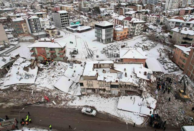 Elbistan'da acı manzara böyle görüntülendi