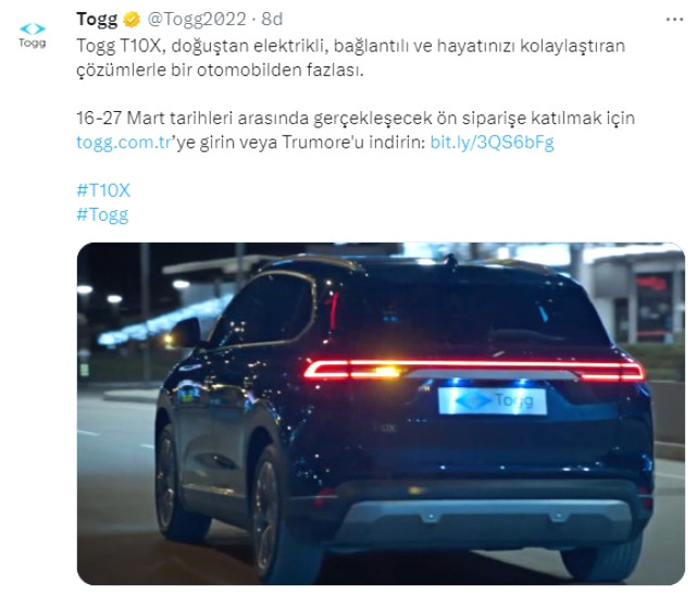 TOGG T10X modeli nedir? T10X modeli nasıl, özellikleri neler, fiyatı ne kadar?