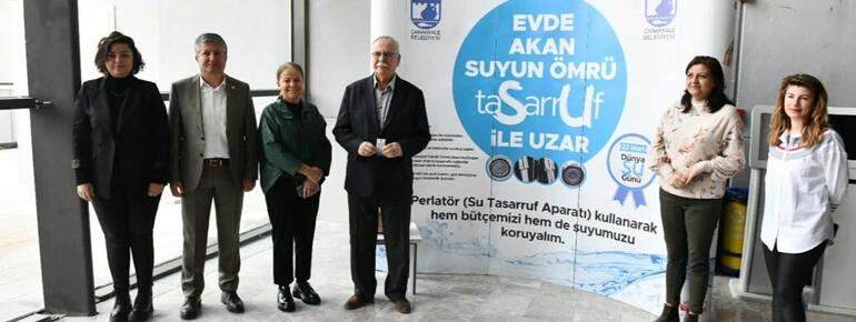 Çanakkale'de su tasarruf aparatı dağıtımına başlandı