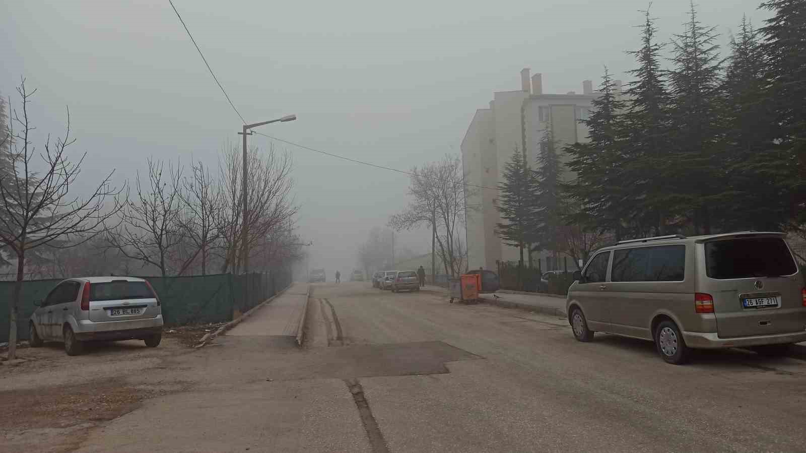 Eskişehir’in yüksek kesimlerinde sis etkili oldu