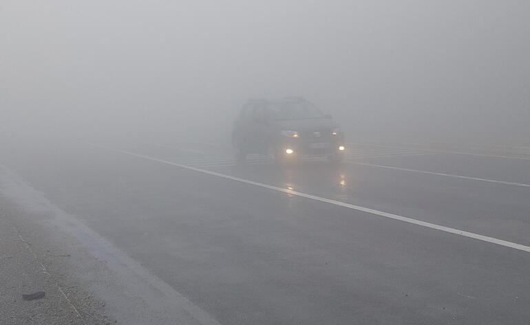 Bolu Dağı geçişinde yoğun sis