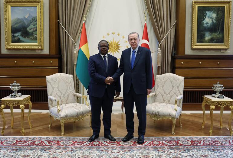 Cumhurbaşkanı Erdoğan, Gine Bissau Cumhurbaşkanı ile görüştü
