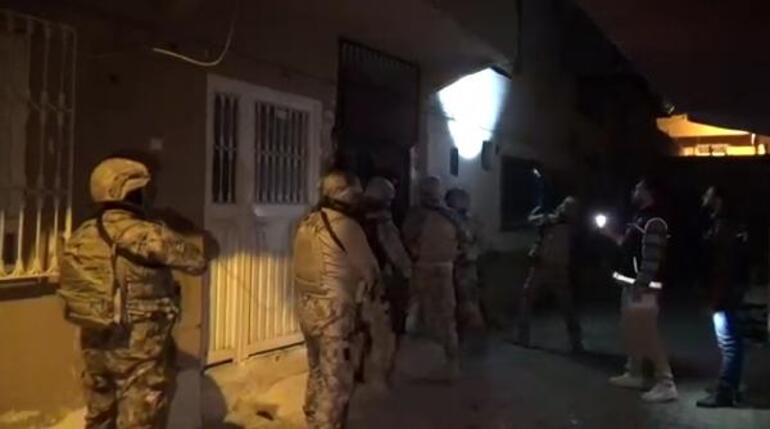 Adana'daki 'Kökünü Kurutma Operasyonu'na 122 tutuklama