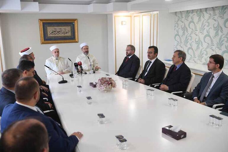 Diyanet İşleri Başkanı Erbaş, Bulgaristan Başmüftüsü ile görüştü