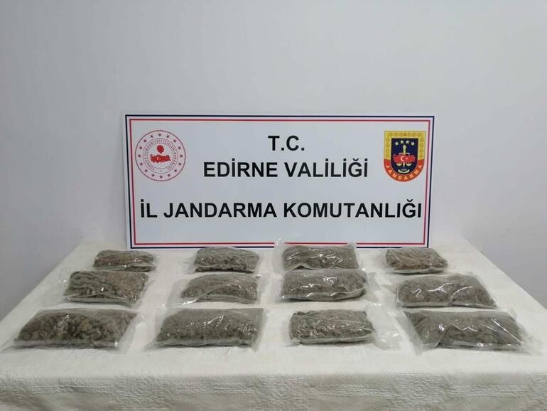 Edirne’de uyuşturucu çetesine operasyonda 14 tutuklama