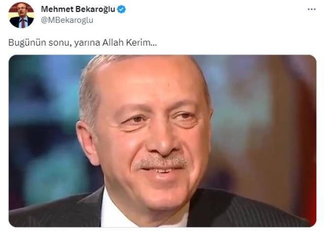 Akşener'in masadan kalkması sonrası CHP'li vekil Erdoğan'ın videosunu paylaştı