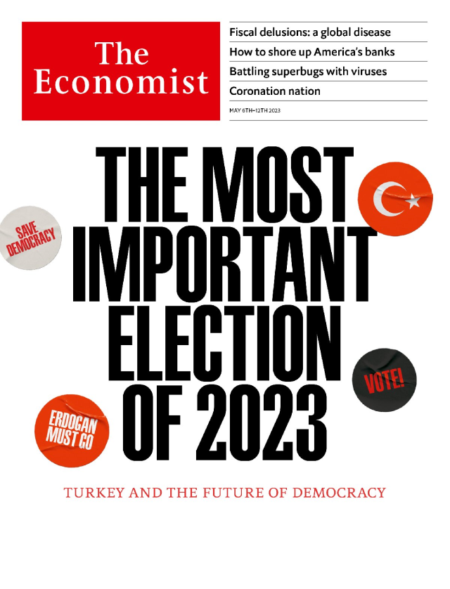 Economist dergisinin Erdoğan'la ilgili kapağına hükümet kanadından ilk tepki: 14 Mayıs'ta milletimiz bunlara cevabını verecek