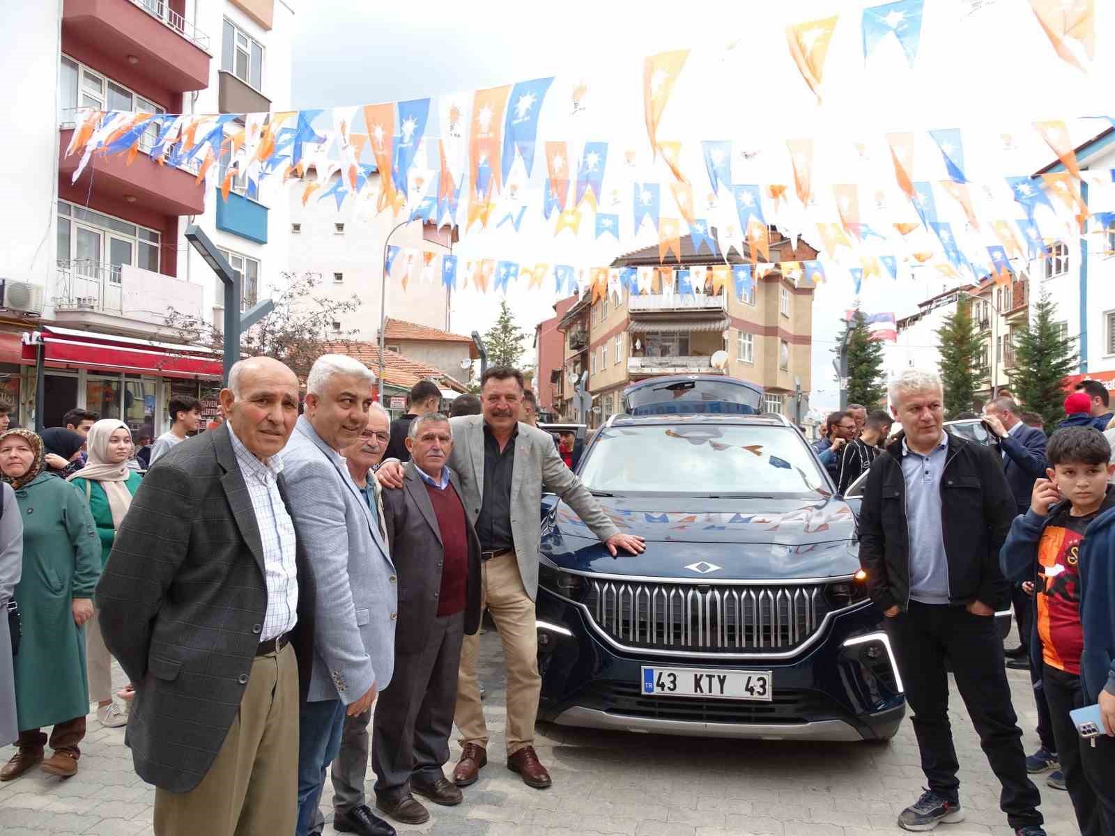 Hisarcık’ta Togg’a yoğun ilgi