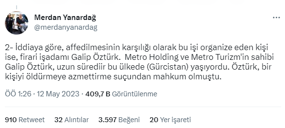 Kılıçdaroğlu'na suikast iddiasında bulunan gazeteci Merdan Yanardağ hakkında soruşturma başlatıldı