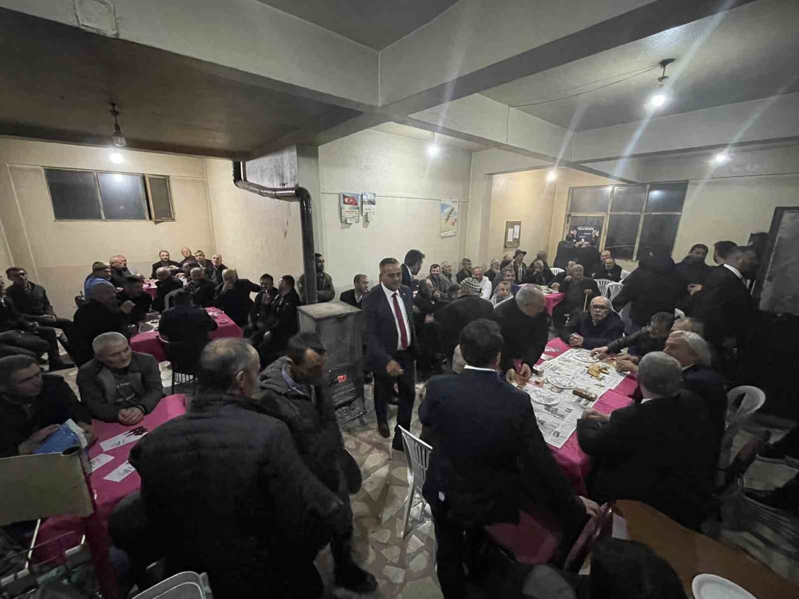 Başkan Şahin, köy ziyaretleri çerçevesinde vatandaşlar ile buluştu