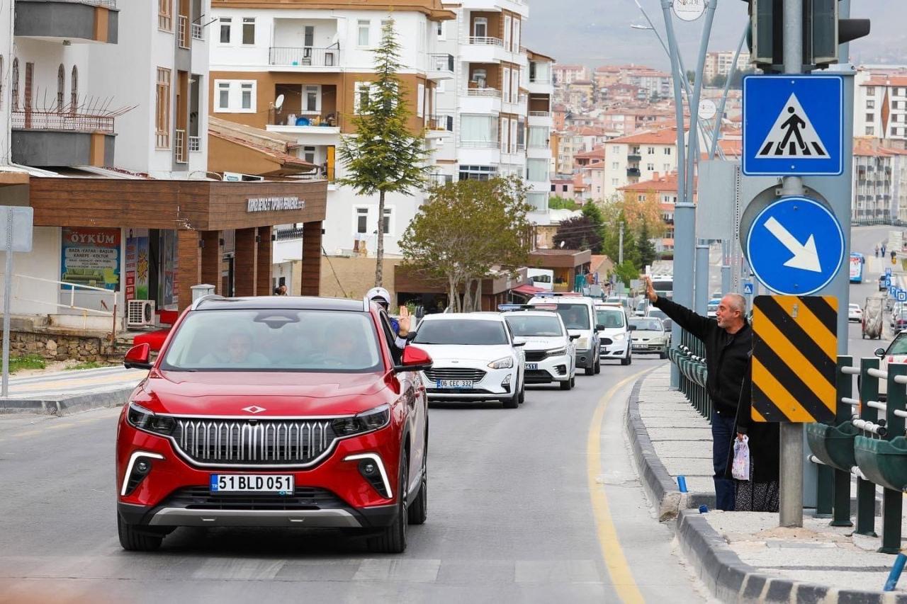 Yerli otomobil Togg'a Niğde’de görücüye çıktı