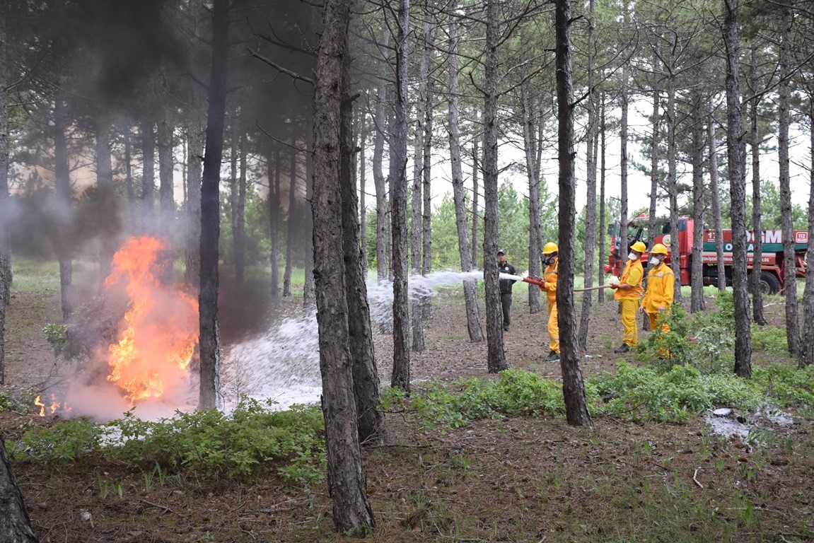 Eskişehir 230 personel ve eğitim verilen 2 bin gönüllü ile yangınlarla mücadeleye hazır