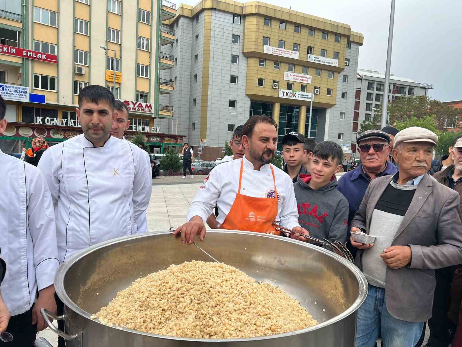 Afyonkarahisar’da Türk Mutfağı Haftası kutlandı