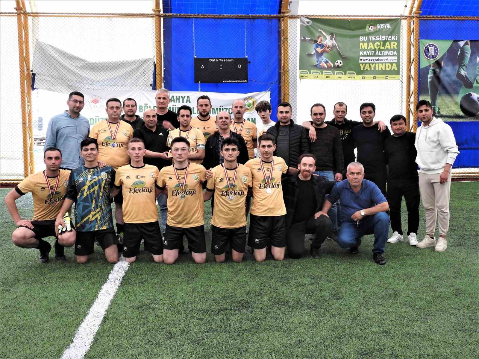 Kütahya OBM’de halı saha futbol turnuvası