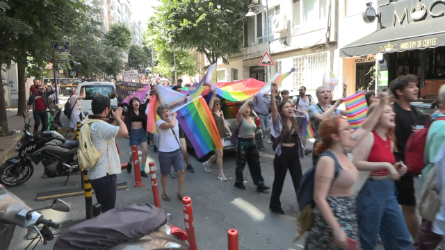 İstanbul Emniyet Müdür Yardımcısı Hanife Zengin ile LGBT'liler arasında gerginlik: O parmağını indir