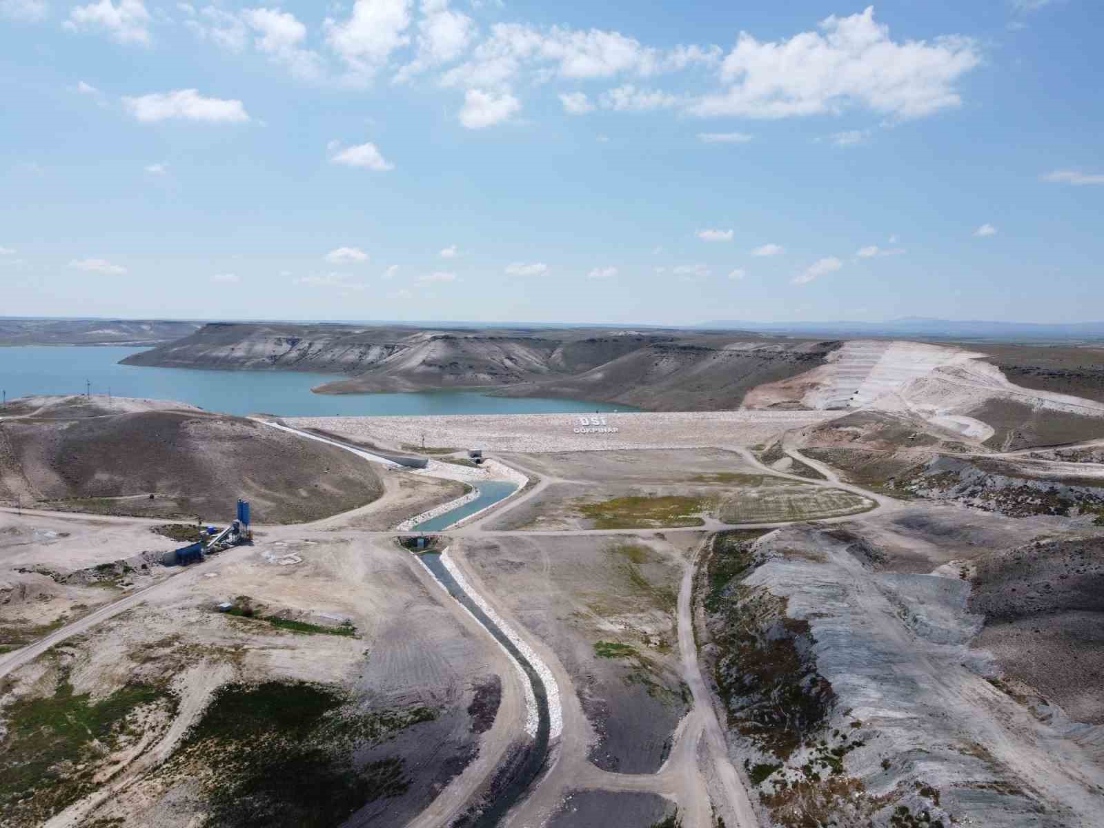 Eskişehir Gökpınar Barajı mansap düzenlemesi tamamlandı