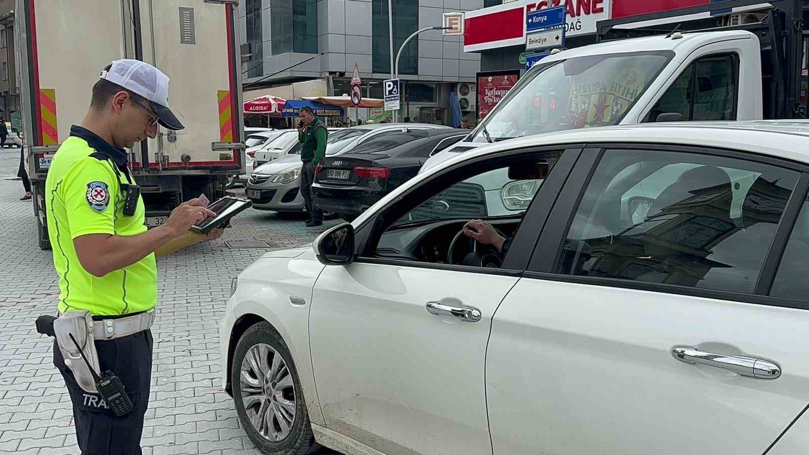 Emirdağ’da sürücülere yönelik polis denetimi