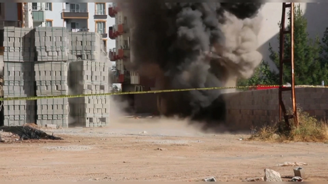 Şanlıurfa'da inşaat alanında patlamamış havan mermisi bulundu