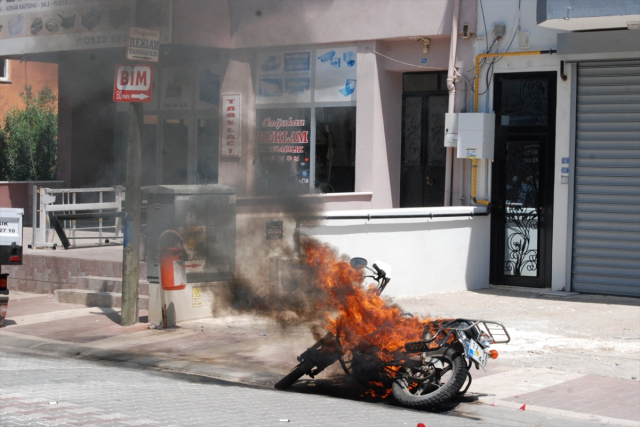 Satın aldığı ikinci el motosikleti ateşe verdi! Nedeni de olay kadar garip