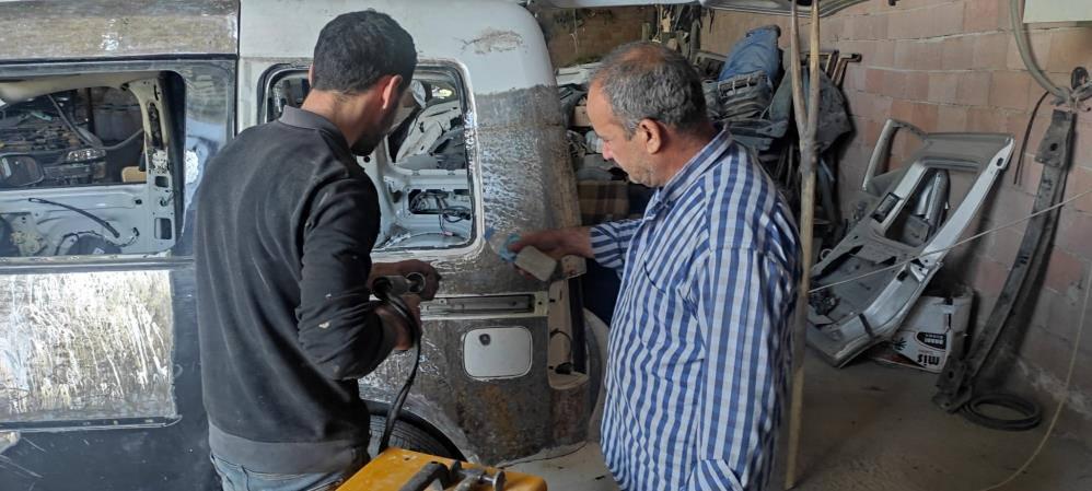 Depremde hasar gören araçlar yeniden ekonomiye kazandırılıyor