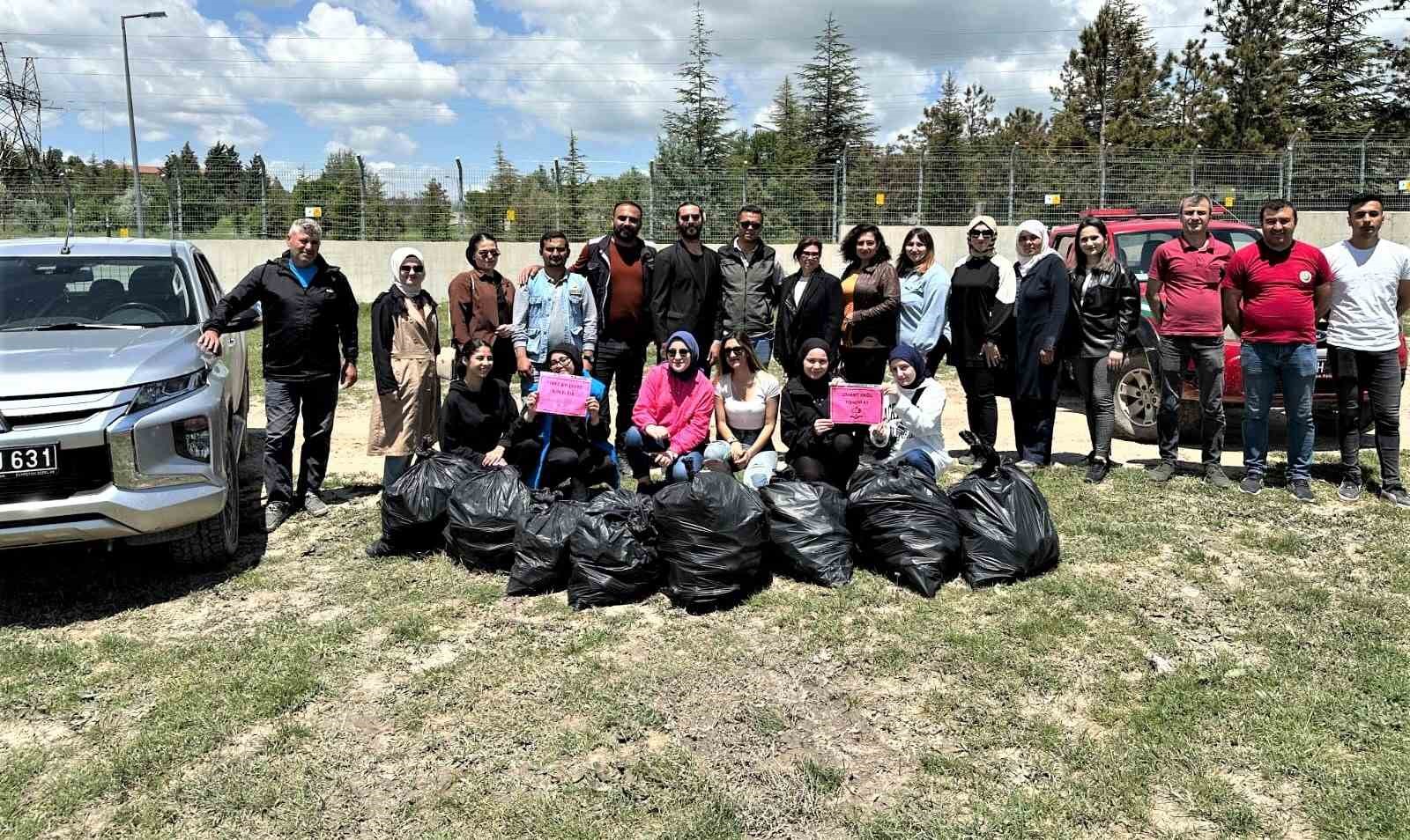 Emet Orman İşletme Müdürlüğünden çöp toplama etkinliği