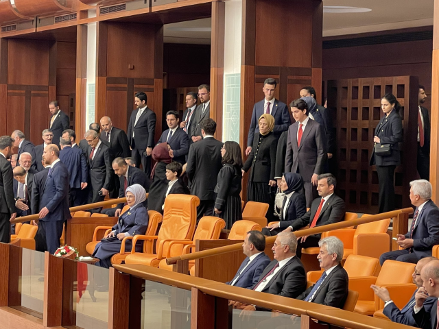 Aile üyeleri Cumhurbaşkanı Erdoğan'ın yeminini locadan izledi! Karede 2 eksik vardı