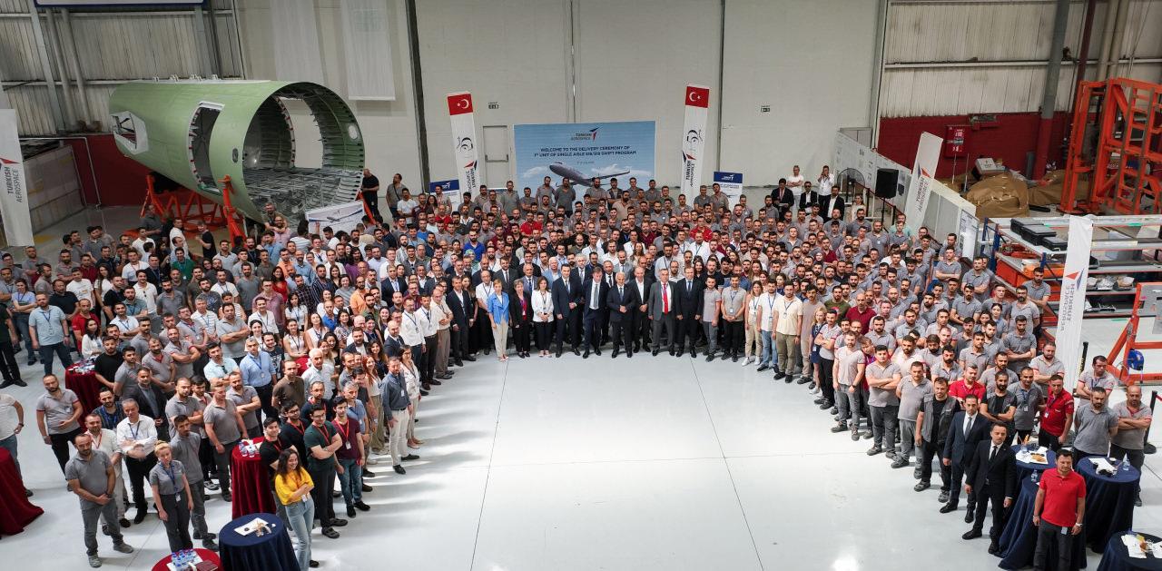 Dünyaca ünlü Airbus'un 'A320' uçağında Türk imzası! TUSAŞ tanıtımını yaptı