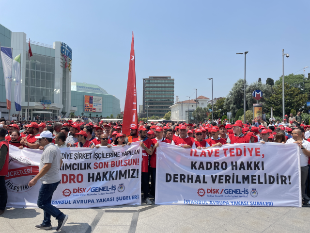 GENEL-İŞ üyeleri İstanbul belediyelerinde iş bıraktı! 4 ana talepleri var