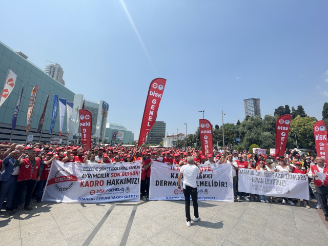 GENEL-İŞ üyeleri İstanbul belediyelerinde iş bıraktı! 4 ana talepleri var