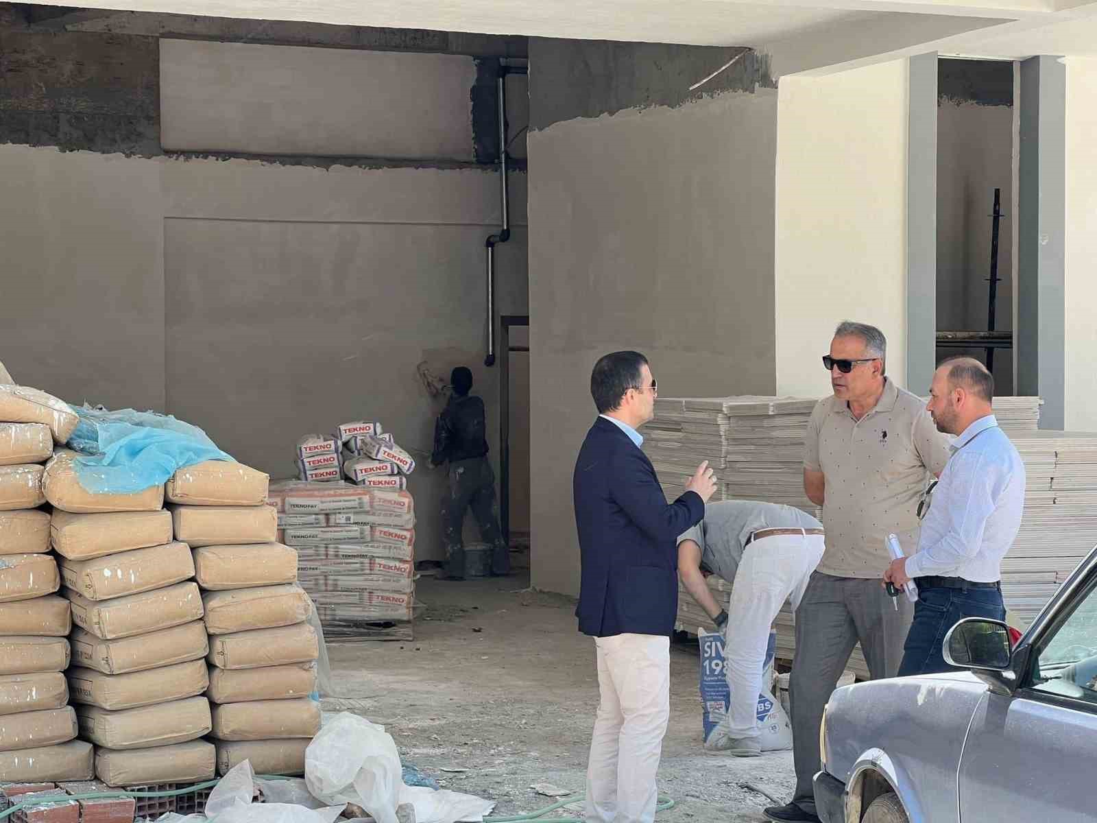 Emirdağ’da konferans salonu inşaatı devam ediyor