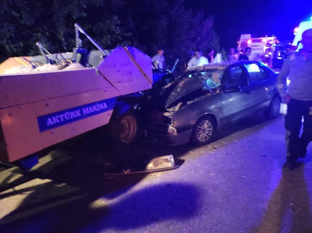 Konya'da feci kaza: Karı-kocayı ölüm ayırdı