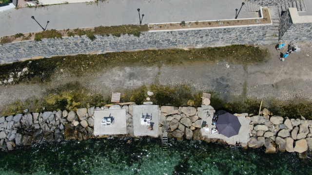 Halk tepkili! Silivri Selimpaşa'da kayalıklara beton döküp kendilerine ait alan oluşturdular
