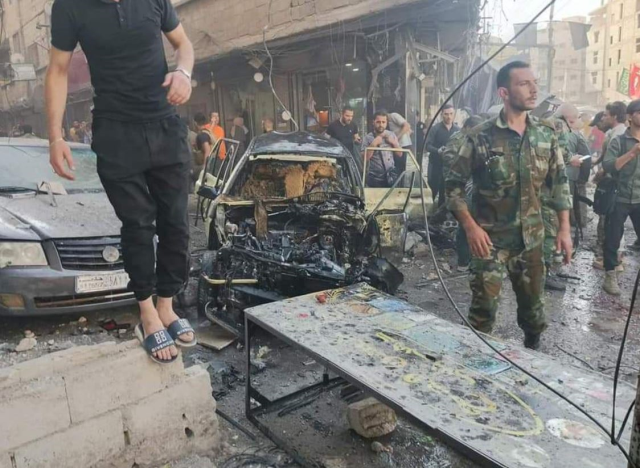 Suriye'nin başkenti Şam'da bombalı saldırı: 5 ölü, 26 yaralı
