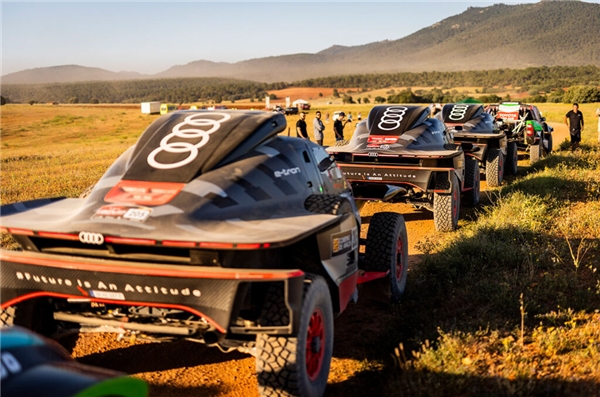 Team Audi Sport'tan Dakar provası